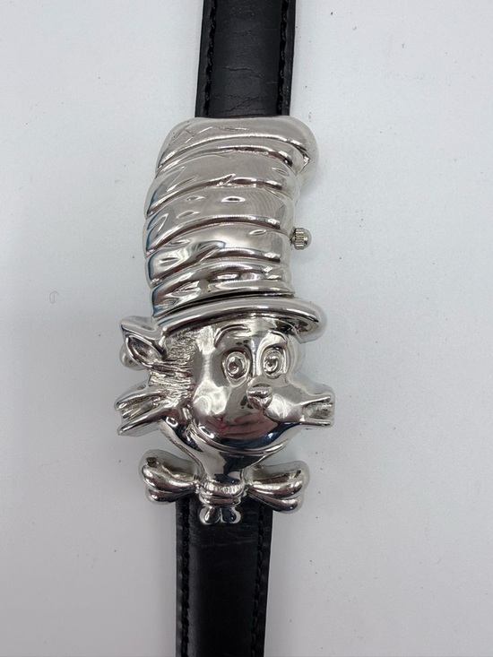 Vintage 1997 Dr Seuss Cat in the Hat Flip Top Watch Collectible with Novelty Tin main image 7
